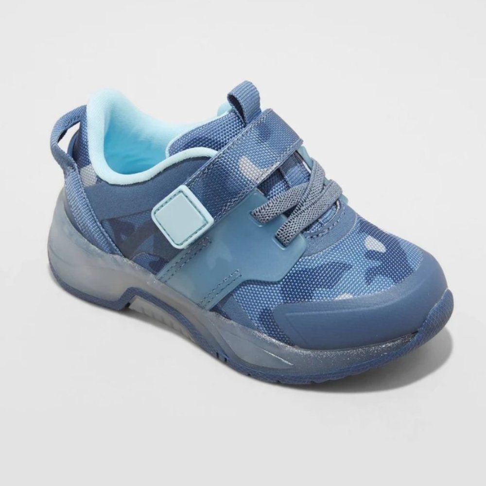 Toddler Reese Light-Up Sneakers Navy‎ Camo -- Cat & Jack